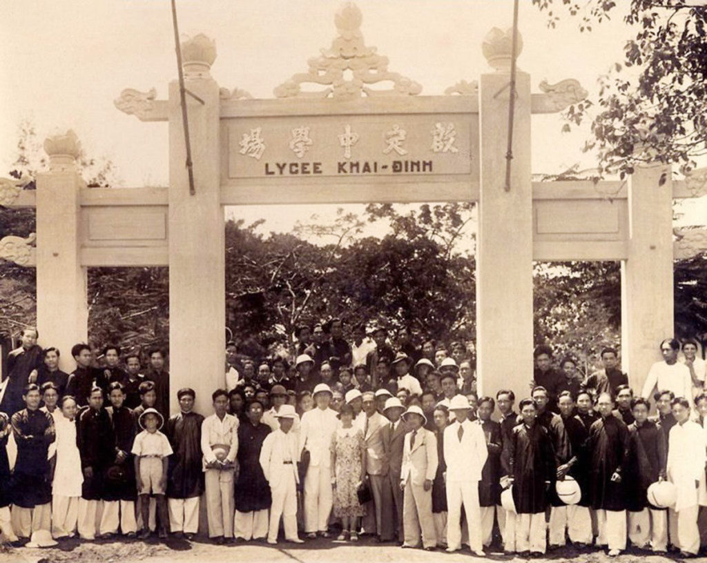 Hué. Khai Dinh high school Circa 1936