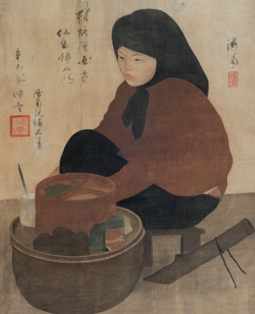 « The Betel Nut Seller » - Nguyen Phan Chanh. 1931