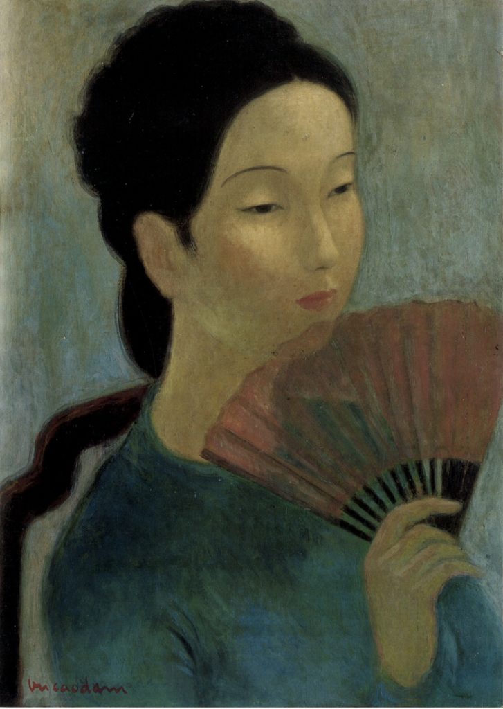 Vu Cao Dam - Jeune Femme à l'Éventail