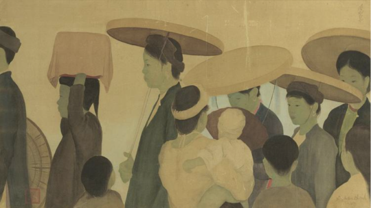 Nguyen Phan Chanh, 1937 « La Marche Nuptiale » or weariness in the step
