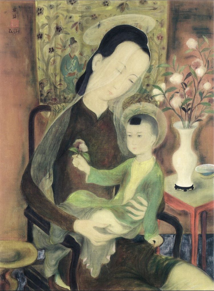Le Pho – The Virgin Mary and the baby Jesus