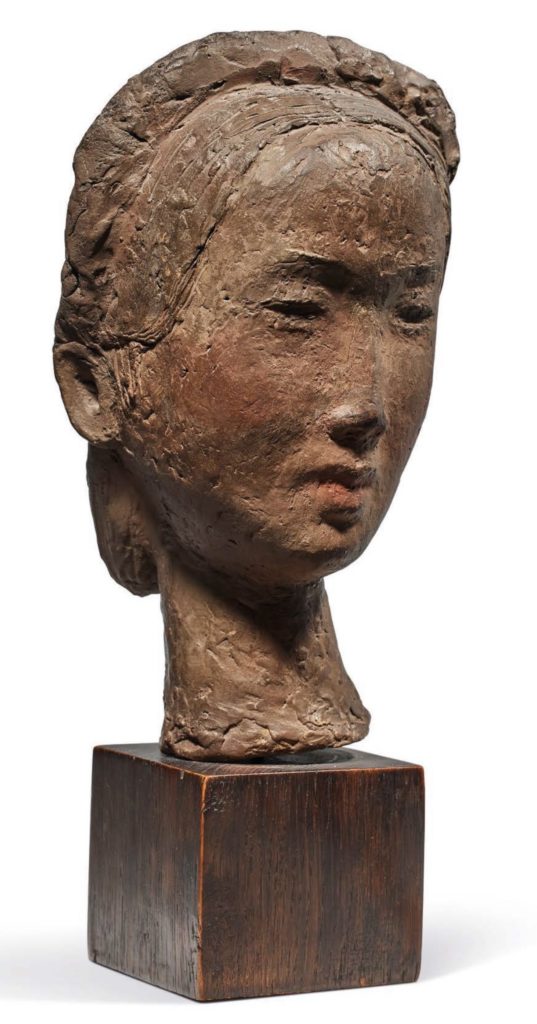 Vu Cao Dam - Head of a Young Woman