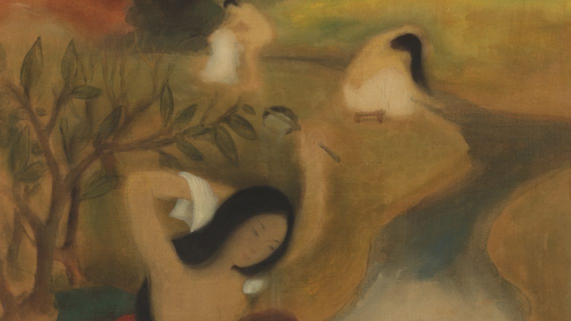 Le Pho, « La Baignade », circa 1938, or rubbing shoulders with the Master Bonnard