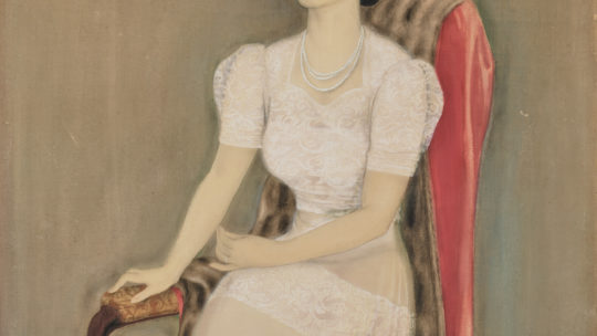 Le Pho, c. 1940, « Portrait de Nina Curtis » ou la nostalgie du futur