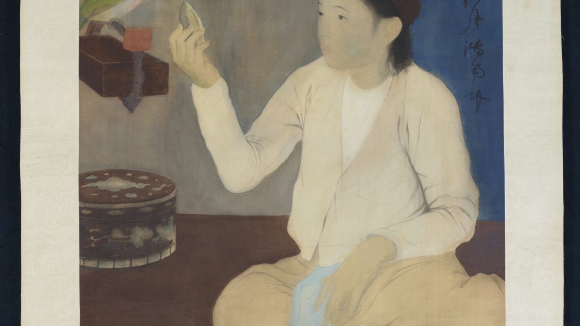 « La jeune fille au perroquet », 1933. A milestone in Nguyen Phan Chanh’s works