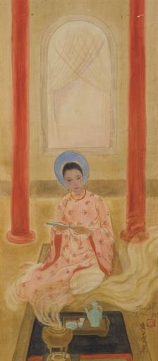 The quest for authentification in Vietnamese paintings.  Example from Le Van De – Lady of Hue