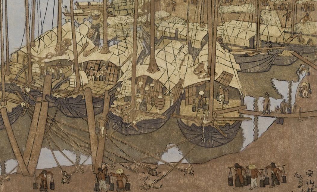 Do Duc Thuan : « Port sur le fleuve Rouge », 1933, ou une estampe et puis s’en va ?