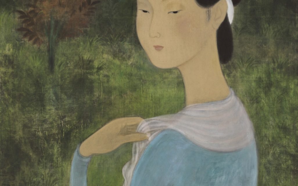 Vu Cao Dam, circa 1939, « La Jeune Fille au Turban Blanc » (The Girl with the White Turban), or the certainty of choice