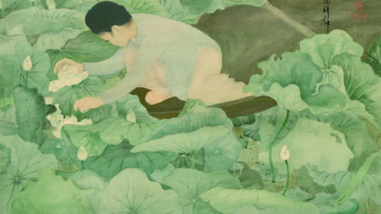 Nguyen Tuong Lan « In The Lotuses », 1933, or the graceful emancipation of the vietnamese woman