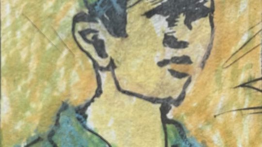 Bui Xuan Phai, « Portrait of my son Bui Ky Anh », 1979, or a secular requiem